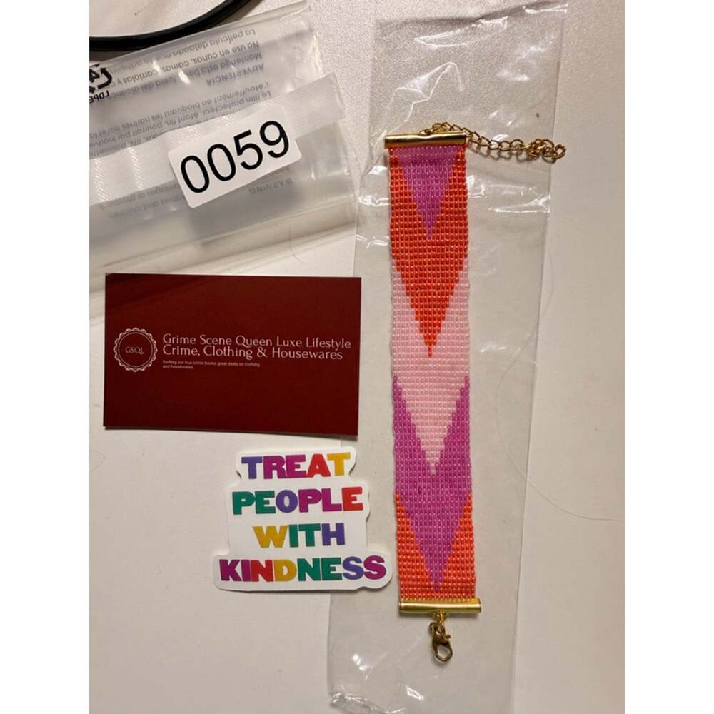 Womens Unbranded Bracelet One Size Orange Pink from vendor for Free People and A